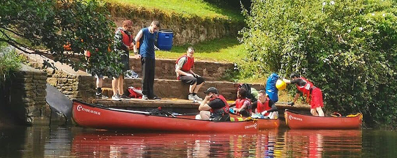 Endeavour’s Adventure Fund canoeing activity