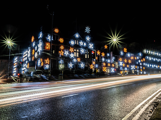 Christmas light switch on at Sheffield Children's Hospital